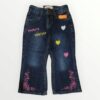 Girl's Embroidered Denim Jeans